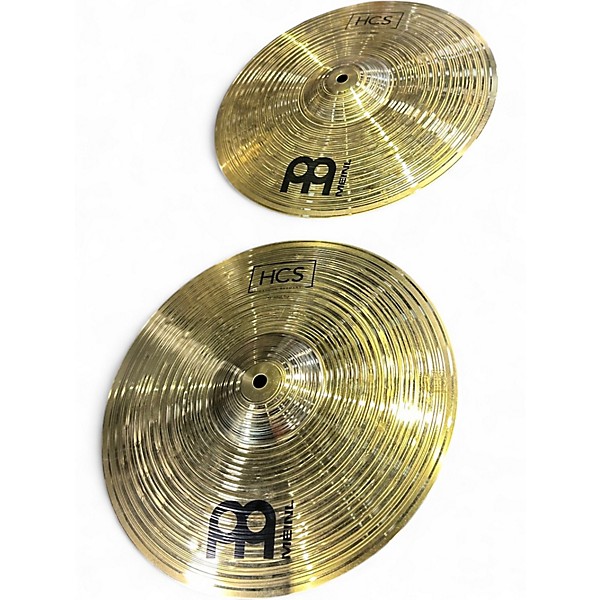 Used MEINL 13in HCS Hi Hat Pair Cymbal