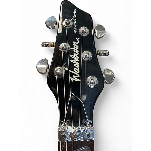 Used Washburn MAVERICK BT6 GBL Blue Solid Body Electric Guitar