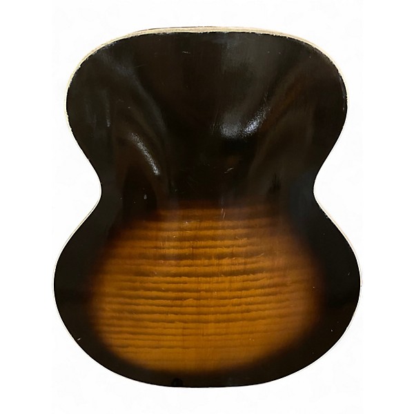 Vintage 1960s Harmony H1215 2 Color Sunburst Acoustic Electric Guitar