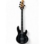 Used Ernie Ball Music Man Stingray 4 String Black Electric Bass Guitar thumbnail