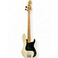 Used Fender Standard Precision Bass Olympic White Electric Bass Guitar