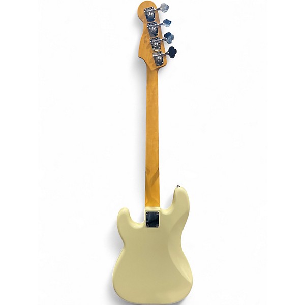 Used Fender Standard Precision Bass Olympic White Electric Bass Guitar