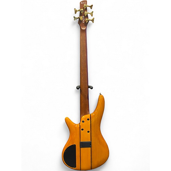 Used Ibanez SR805 5 String Amber Electric Bass Guitar