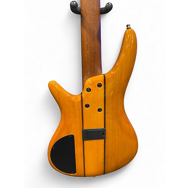 Used Ibanez SR805 5 String Amber Electric Bass Guitar
