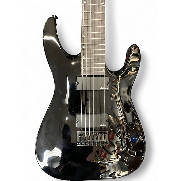 Used Jackson Dinky Arch Top JS22-7 DKA HT Black Solid Body Electric Guitar
