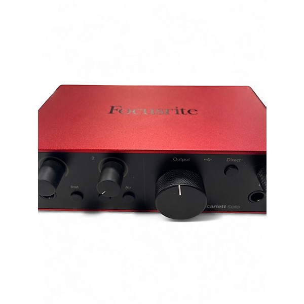 Used Focusrite Scarlett Solo Gen 4 Audio Interface