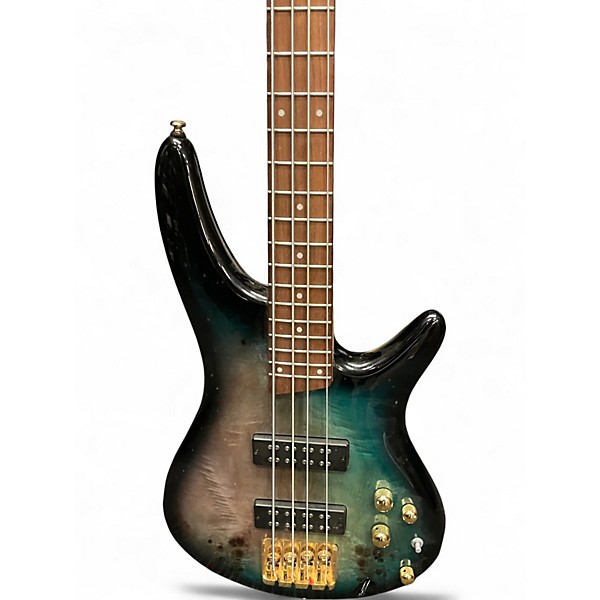 Used Ibanez SDGR GREEN Electric Bass Guitar