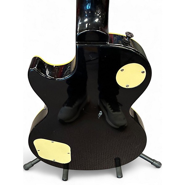 Used 2011 Epiphone Les Paul Standard Black Solid Body Electric Guitar