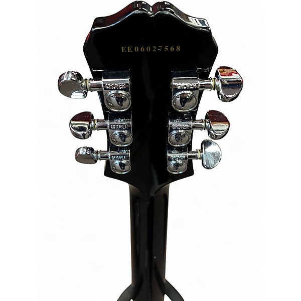 Used 2011 Epiphone Les Paul Standard Black Solid Body Electric Guitar