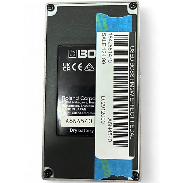 Used BOSS HM2W Effect Pedal