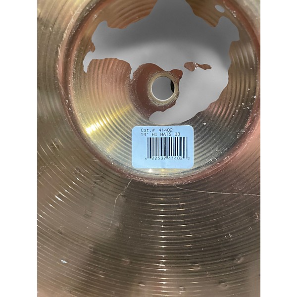 Used SABIAN 14in B8 Hi Hat Pair Cymbal