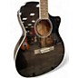 Used Guild OM260CE Trans Black Acoustic Electric Guitar