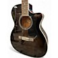 Used Guild OM260CE Trans Black Acoustic Electric Guitar