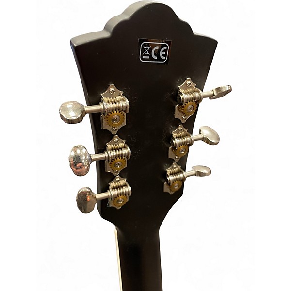 Used Guild OM260CE Trans Black Acoustic Electric Guitar