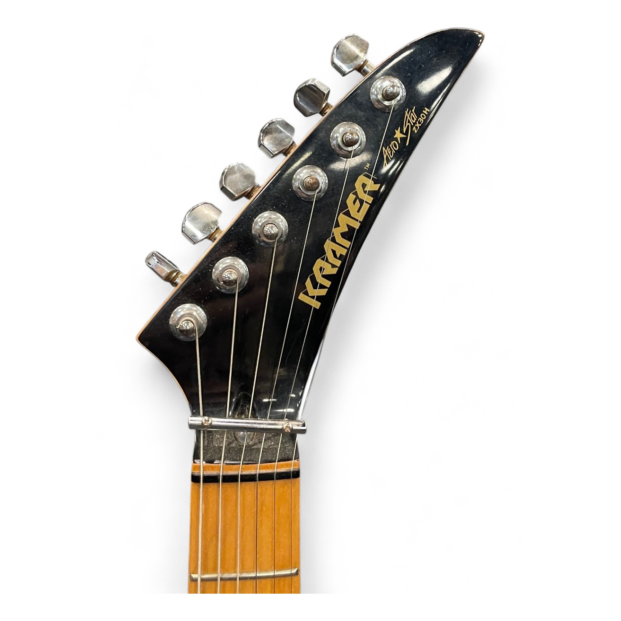 Used Kramer AEROSTAR ZX30H Black Solid Body Electric Guitar Black