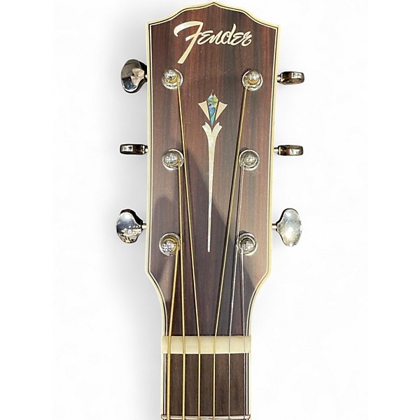 Used 2018 Fender PM-TE STD TRAVEL Natural Acoustic Electric Guitar