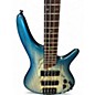 Used Ibanez SR600E BLUE STARBURST Electric Bass Guitar