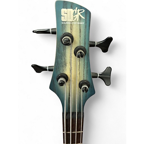 Used Ibanez SR600E BLUE STARBURST Electric Bass Guitar