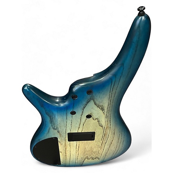 Used Ibanez SR600E BLUE STARBURST Electric Bass Guitar