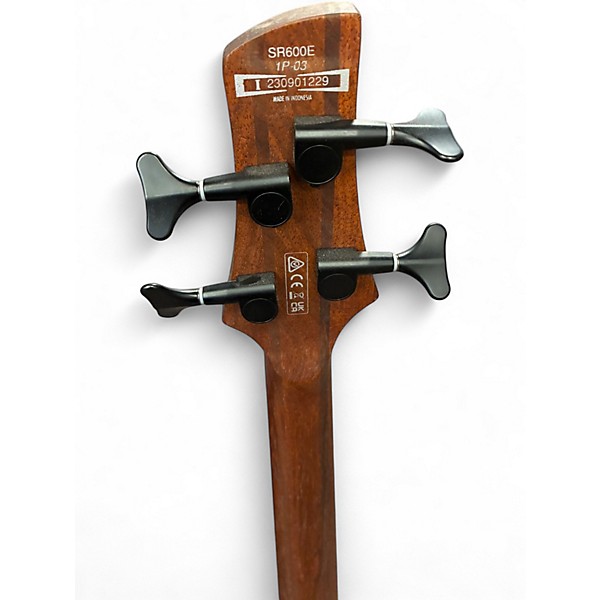 Used Ibanez SR600E BLUE STARBURST Electric Bass Guitar