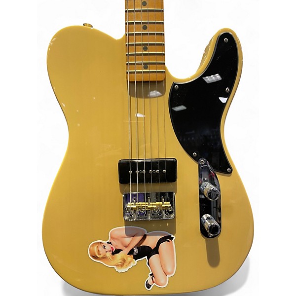 Used Fender Noventa Telecaster Vintage Blonde Solid Body Electric Guitar