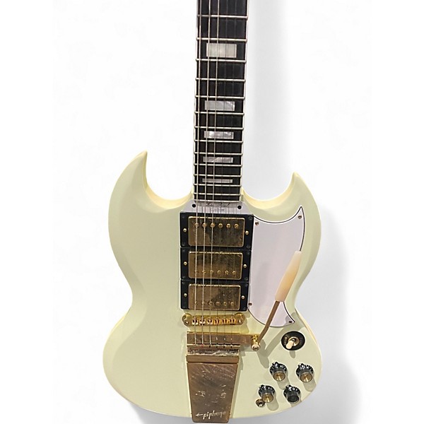 Used Epiphone Les Paul Custom SG INSPIRED BY GIBSON Classic White Solid Body Electric Guitar
