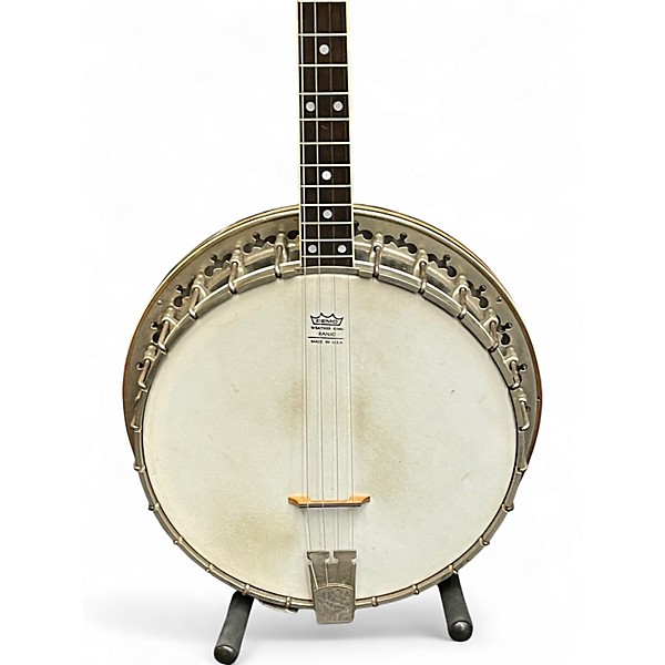 Used Kingston 4 String Resonator Banjo Tobacco Fade Banjo