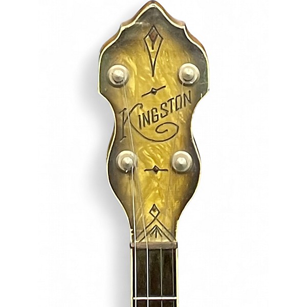 Used Kingston 4 String Resonator Banjo Tobacco Fade Banjo
