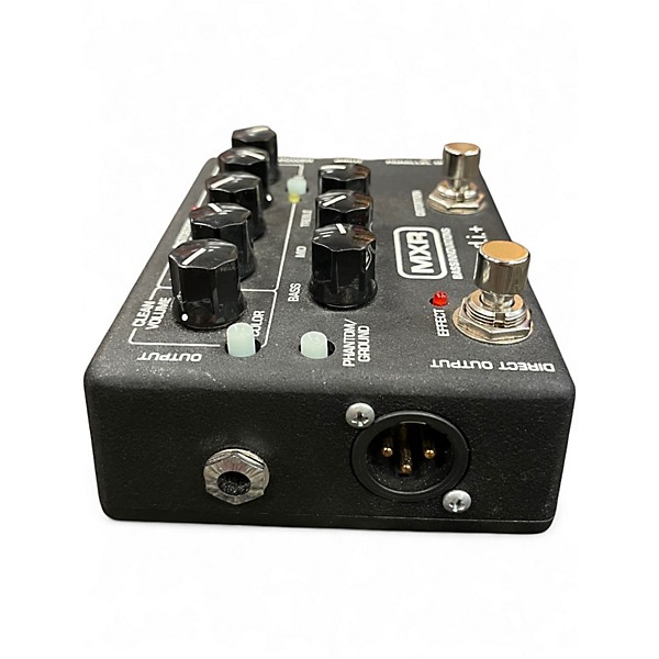Used MXR M80 Bass DI+ Direct Box with Distortion Bass Effect Pedal