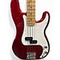 Used Fender Standard Precision Bass Candy Cola Electric Bass Guitar