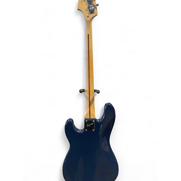 Used Squier P Bass Blue Electric Bass Guitar