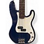 Used Squier P Bass Blue Electric Bass Guitar