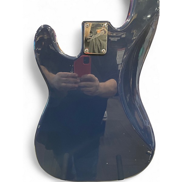 Used Squier P Bass Blue Electric Bass Guitar