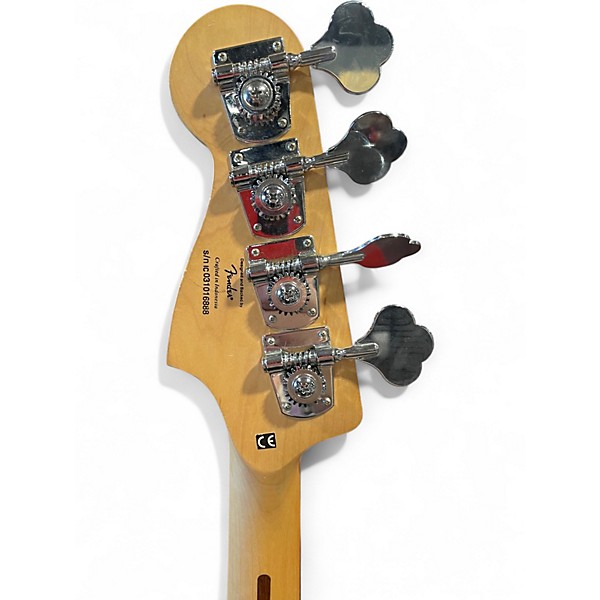 Used Squier P Bass Blue Electric Bass Guitar