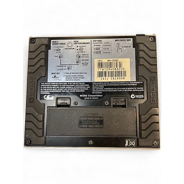 Used BOSS RC20XL Loop Station XL Twin Pedal