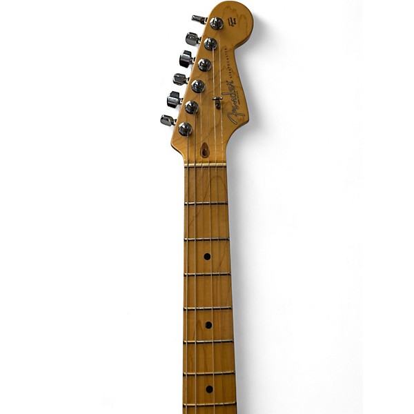 Used Fender American Stratocaster Black Solid Body Electric Guitar