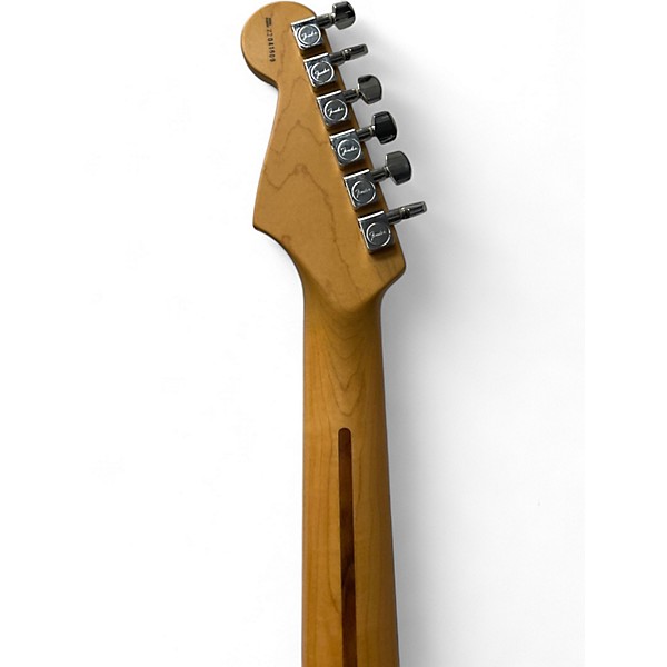 Used Fender American Stratocaster Black Solid Body Electric Guitar