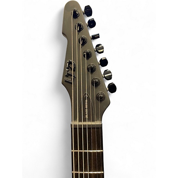 Used ESP LTD Phoenix-7 Baritone Black Solid Body Electric Guitar