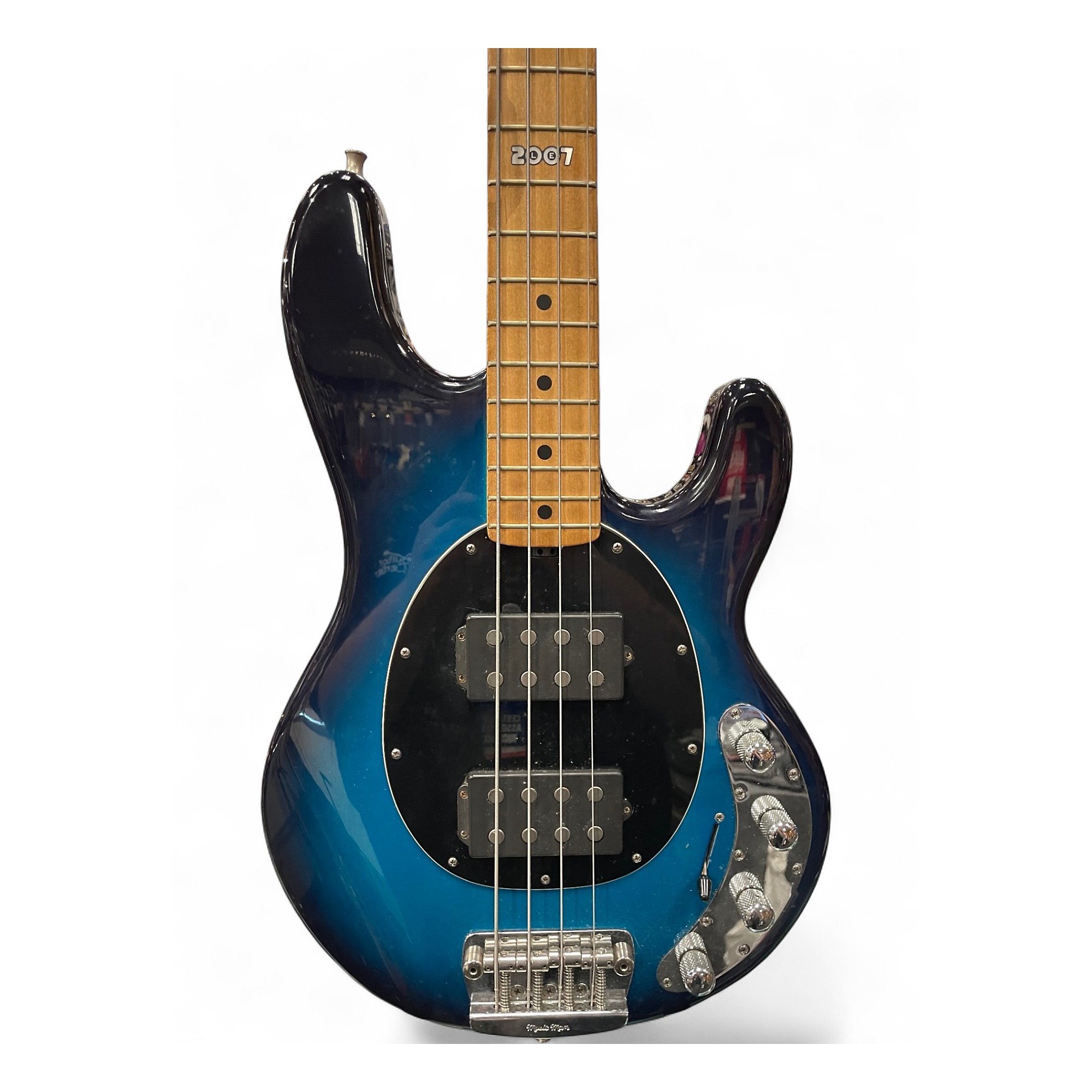 Used 2007 Ernie Ball Music Man Stingray HH 4 String LE BLUE DAWN