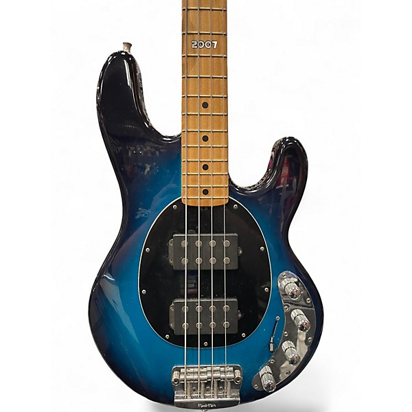 Used 2007 Ernie Ball Music Man Stingray HH 4 String LE BLUE DAWN Electric Bass Guitar