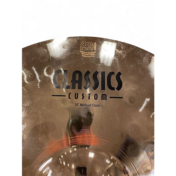 Used MEINL 18in CLASSICS CUSTOM Cymbal