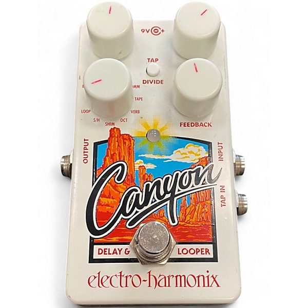 Used Electro-Harmonix Canyon Delay and Looper Effect Pedal