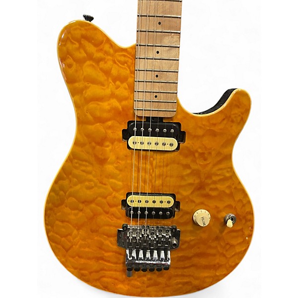 Used Sterling by Music Man AX40 Trans Gold Solid Body Electric Guitar