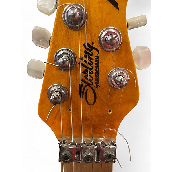 Used Sterling by Music Man AX40 Trans Gold Solid Body Electric Guitar