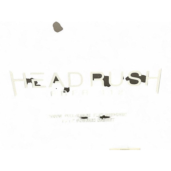 Used HeadRush FRFR-112 Powered Speaker