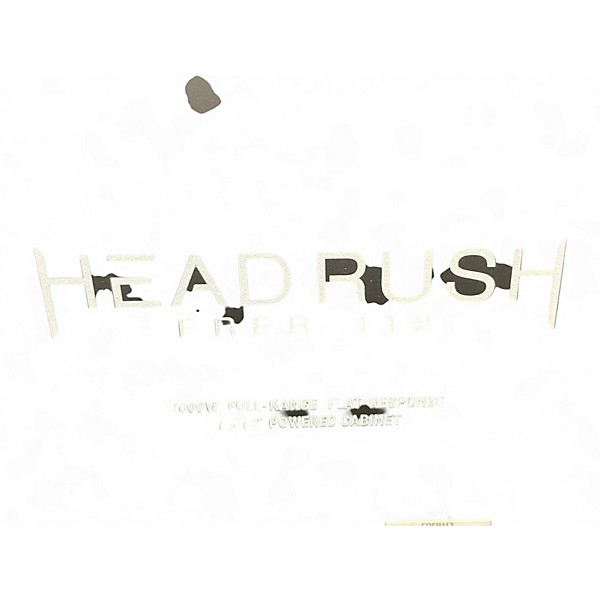 Used HeadRush FRFR-112 Powered Speaker