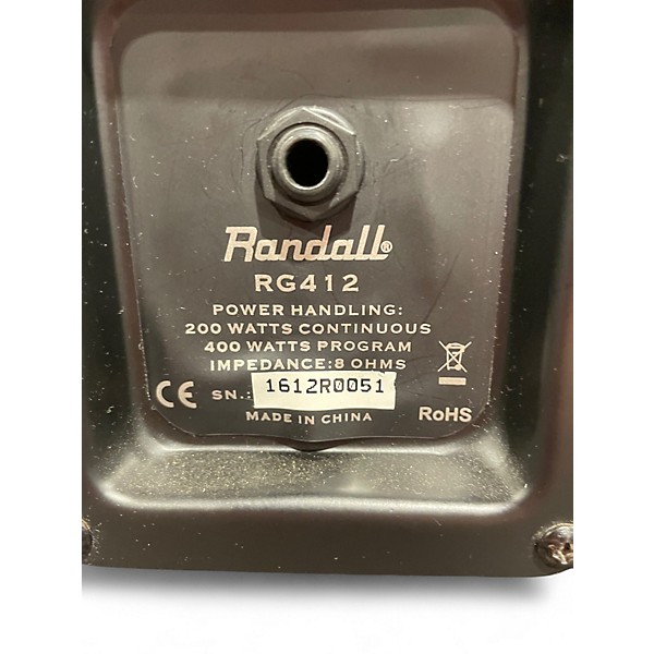 Used Randall RG412 Guitar Cabinet