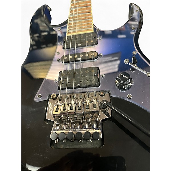 Used Ibanez RG450DX Black Solid Body Electric Guitar