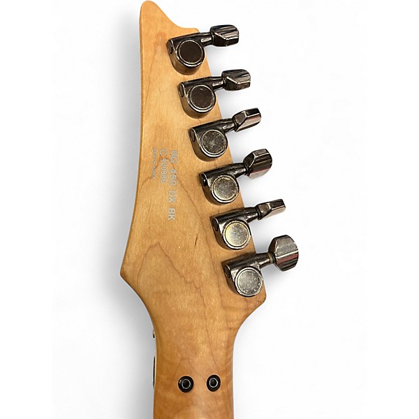 Used Ibanez RG450DX Black Solid Body Electric Guitar