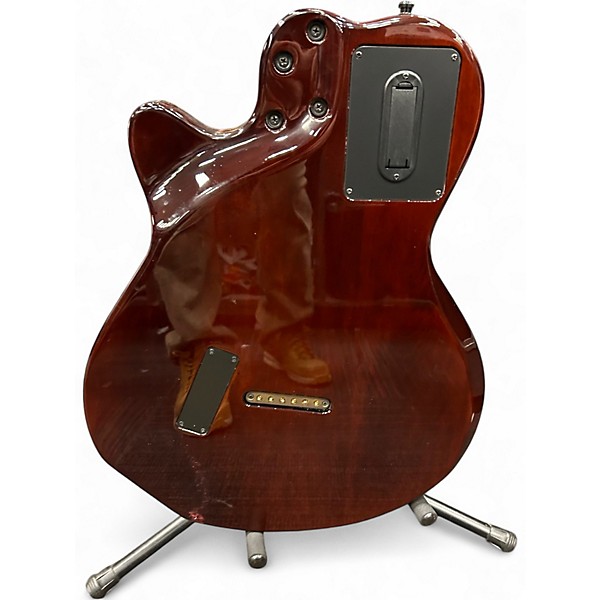 Used Godin Multiac Jazz SA Maple Flame Hollow Body Electric Guitar